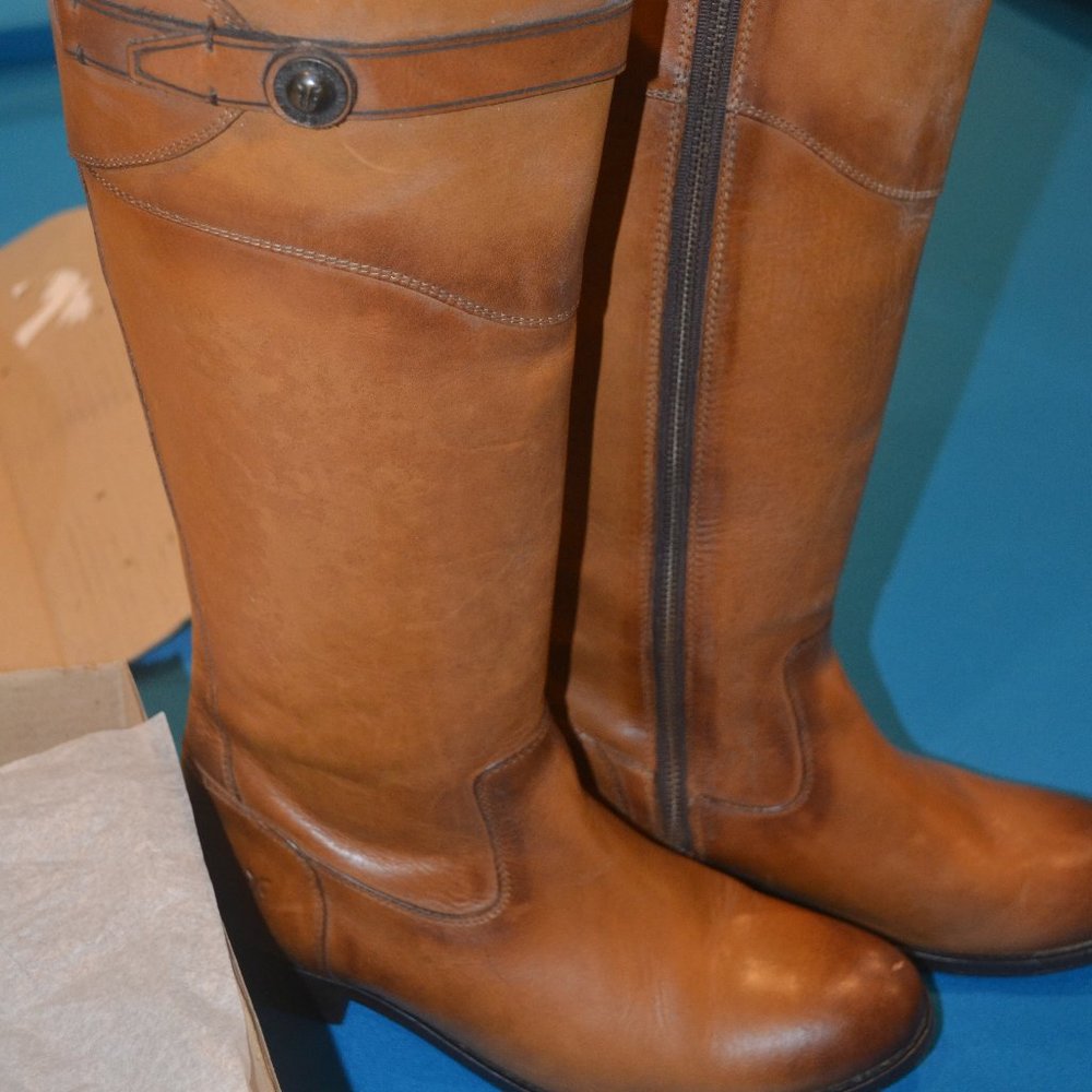 FRYE Women's Molly Button Tall-SMVLE Riding Boot